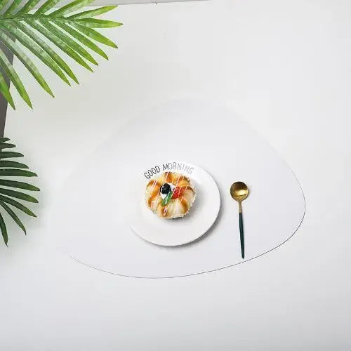 Dreieck Leder Tischset Anti-Rutsch Modern Nordic Design Küche Esstisch