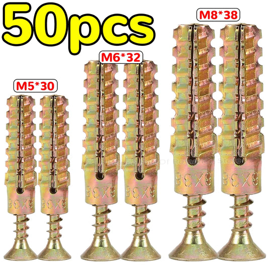 Robuster Stahl Wandanker Schraubensatz M5 M6 M8 für Trockenbau Befestigung