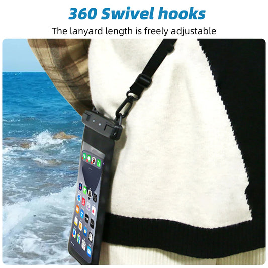 Wasserdichte PVC Handyhülle mit Lanyard für iPhone Huawei Xiaomi Redmi