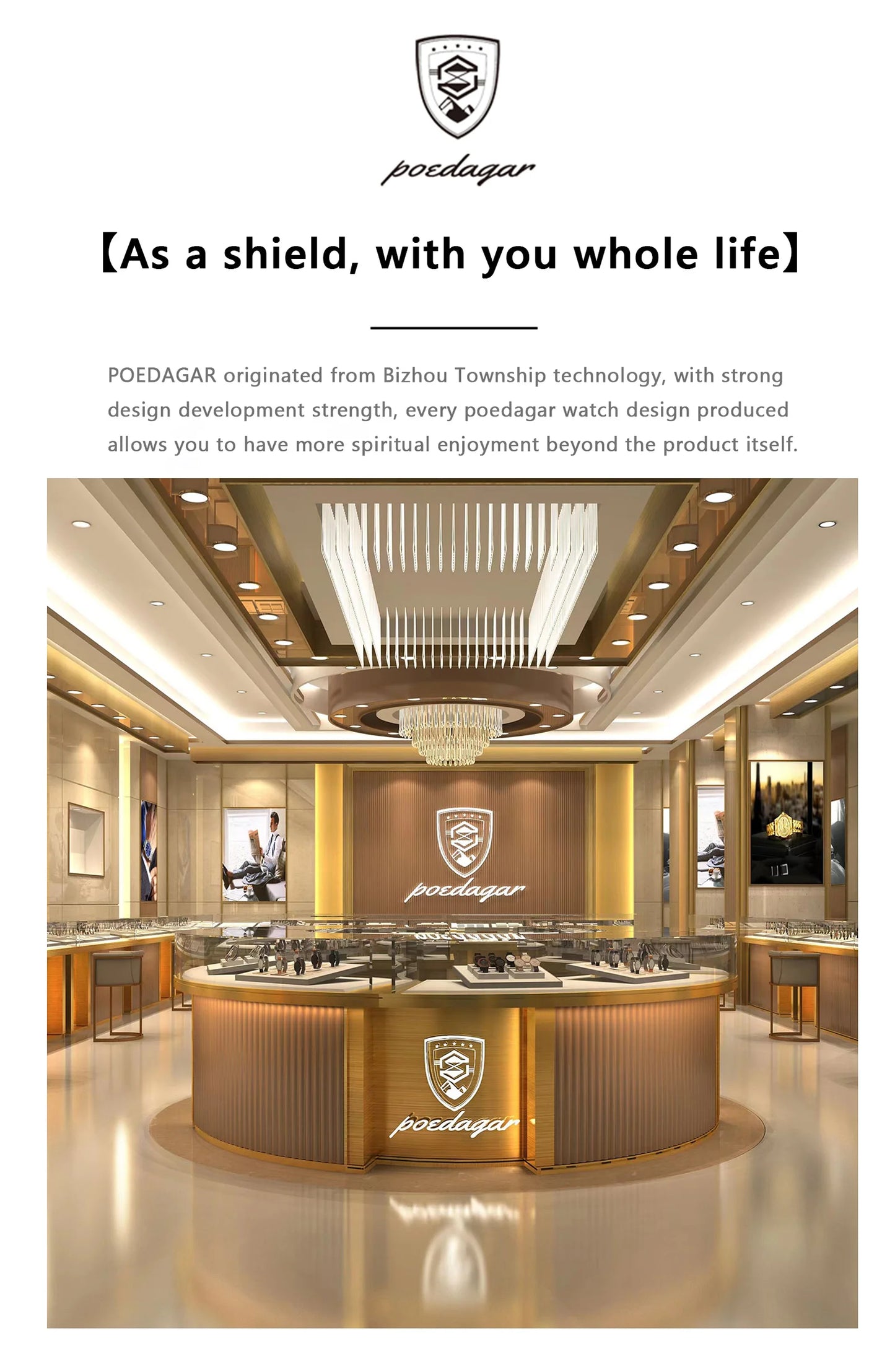 Wasserdichte Edelstahl Herrenuhr mit Chronograph und Leuchtfunktion-Yabubestshop