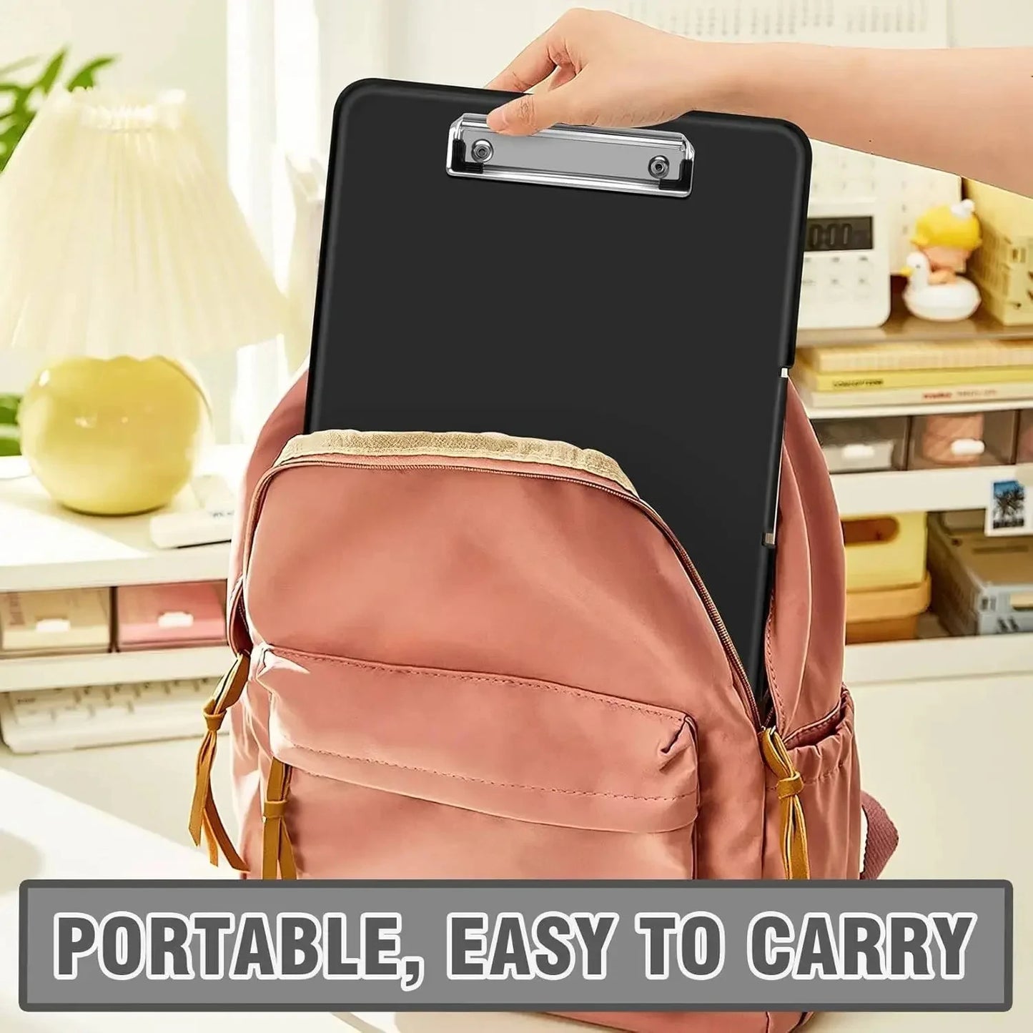 A4 Schreibtafel Clip Box aus Kunststoff mit Stiftschlitz und Faltfunktion