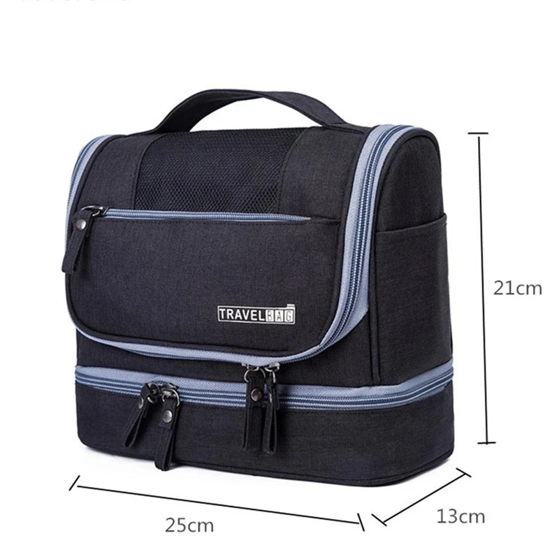 Hängende Kosmetiktasche Oxford mit mehreren Fächern für Reise und Alltag