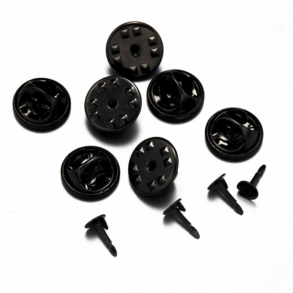 Metall Locking Pin Brosche Abzeichen Halter Verschluss für DIY Schmuck und Handwerk-Yabubest - Home & More