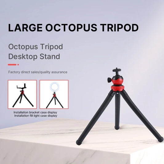 Flexibles Mini Smartphone Stativ mit Clip für Vlogging Videoaufnahme Selfie