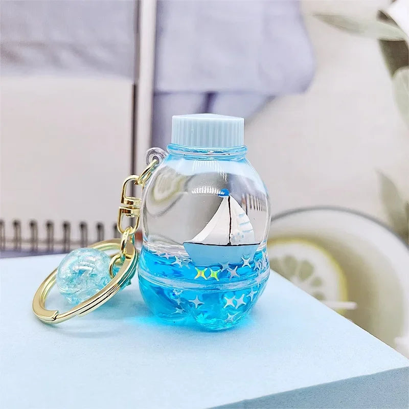 Schwimmender Ozean Wal Segelboot Schlüsselanhänger Hängedeko für Kinder