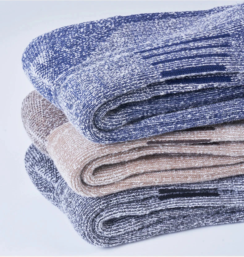 Verdickte Merinowolle Thermosocken für Herren im Winter