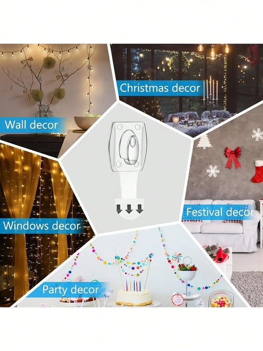 20 Stück selbstklebende Mini Wandhaken für Dekorationen