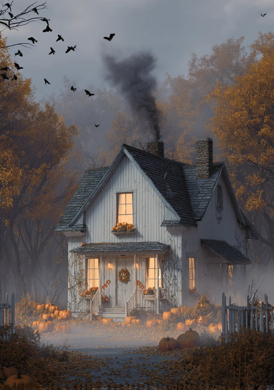 Halloween Malen nach Zahlen Set für Erwachsene Leinwand Wandkunst DIY