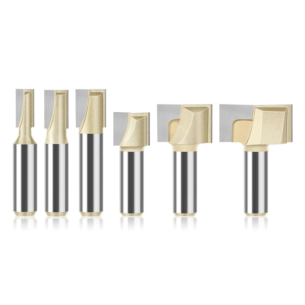 Professionelle Hartmetall Fräser 6mm und 12mm Schaft für Holz