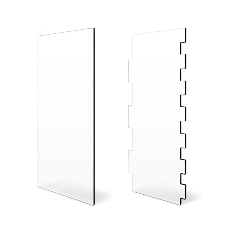 Acryl Kuchen Schaber Set für glatte Buttercreme und professionelle Kuchendeko