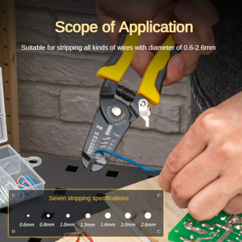 Multifunktions Abisolierzange & Drahtschneider für Elektriker