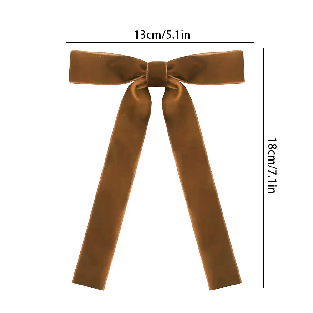 12er Vintage Samt Schleifen Set für Weihnachtsbaum und Geschenke