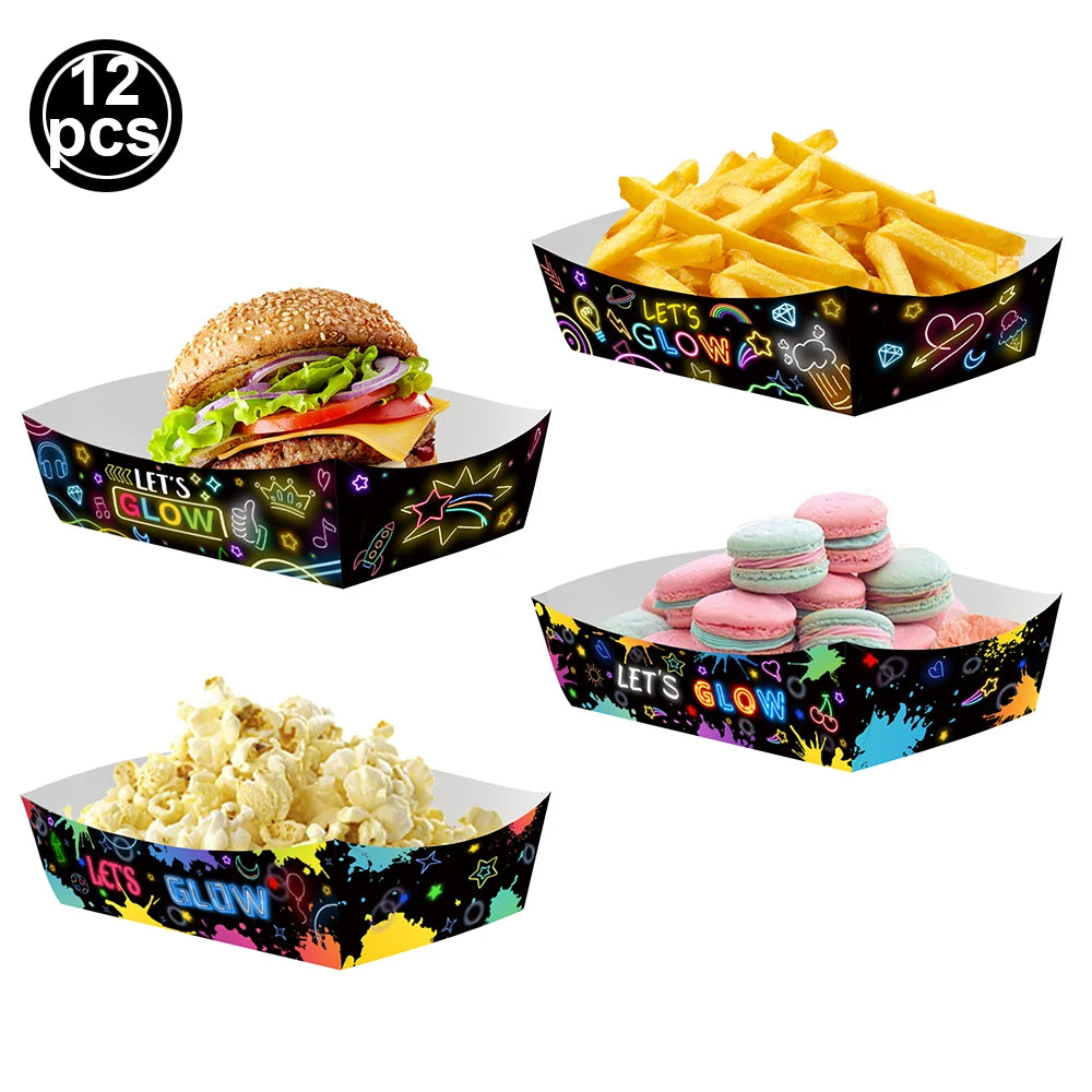 Neon Party Hüte für Erwachsene Leuchten unter UV Licht Effekt