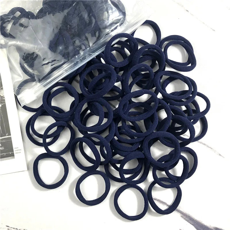 20/50 Teile/satz Haarbänder für Frauen Mädchen Grundlegende Haar Gummi Krawatten Seile 4 cm Einfache Elastische Stirnband Haar Zubehör pferdeschwanz Halter - Yabubest - Home & More