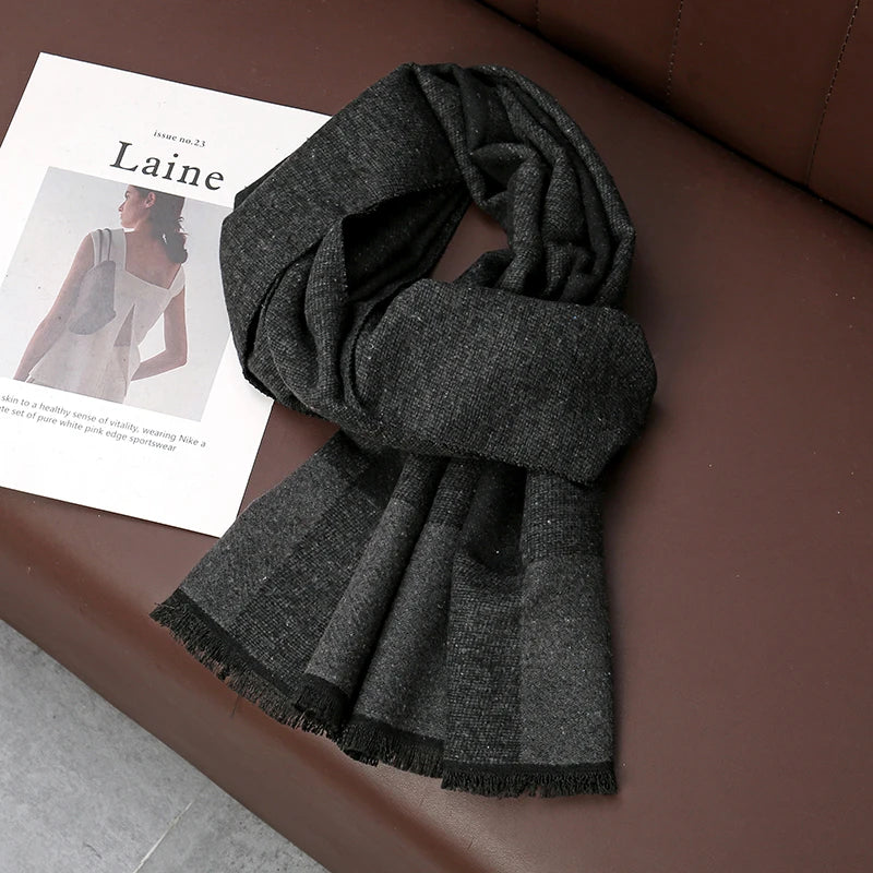 Vielseitiger Herren Schal aus Polyester mit Karo-Print für Reisen