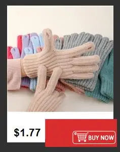 Warme gestrickte Halbfingerhandschuhe mit Sternmotiv