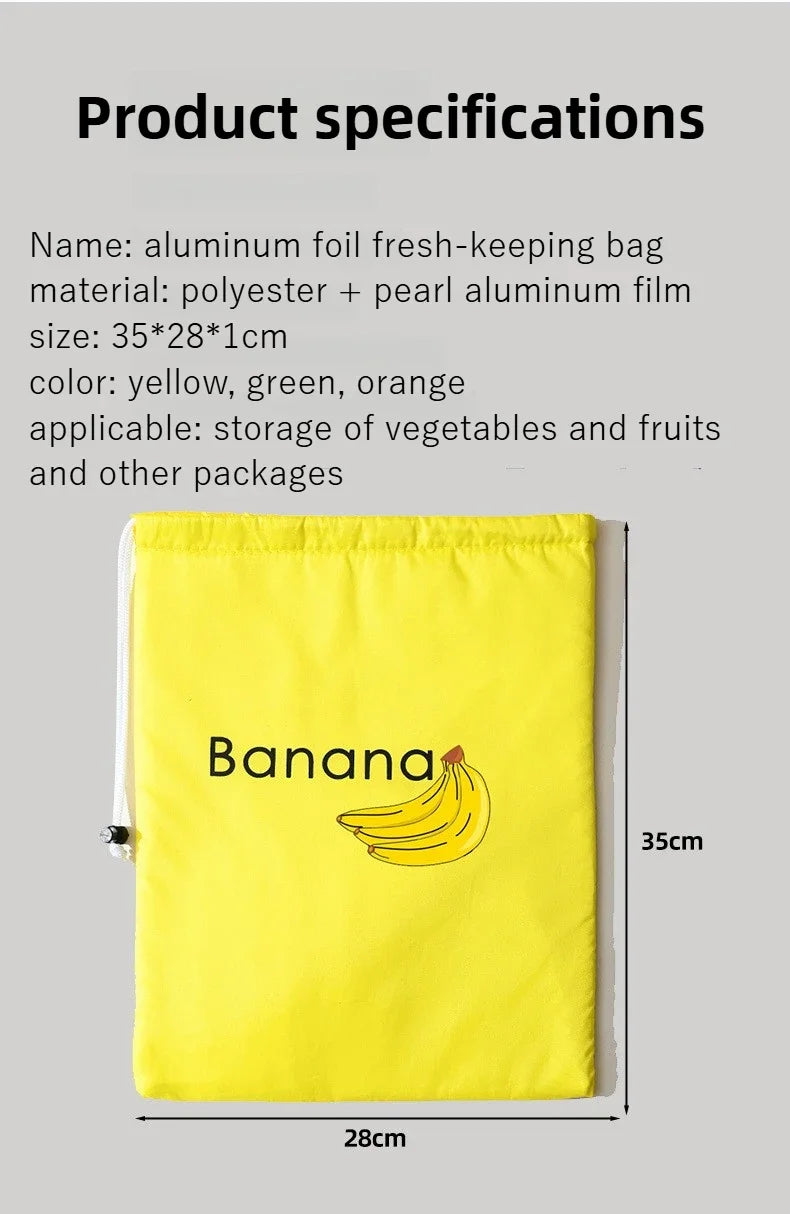 Wiederverwendbare Beutel mit Kordelzug für frische Lebensmittel