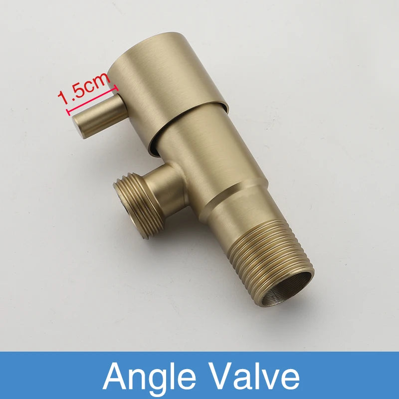 Langlebiges Edelstahl Kaltwasserventil für Bidet mit einfacher Montage