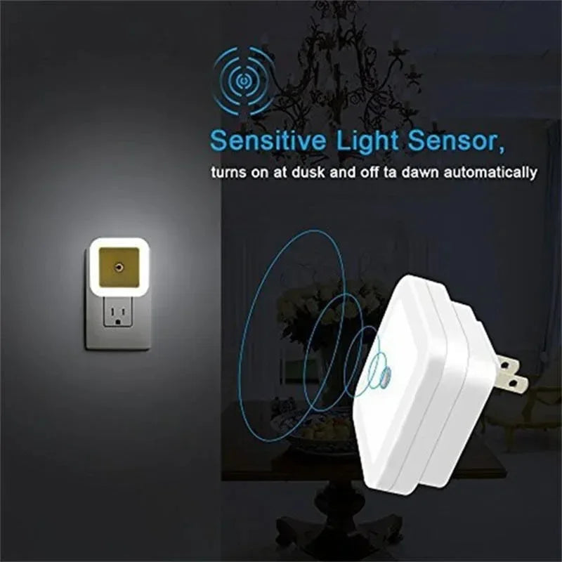 LED Night Light Mini Light Sensor Control 220V