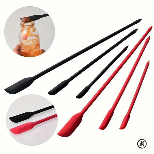 Vielseitiges 3-teiliges Mini-Silikon-Spatel-Set hitzebeständig - flexibel