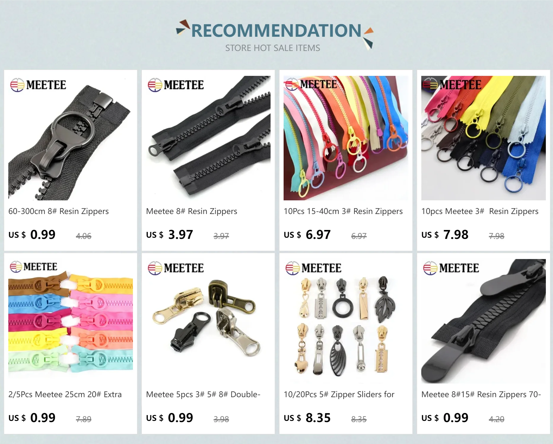 Harz-Reißverschluss offen 70–150 cm langer Doppelschieber Nähen-Yabubest - Home & More