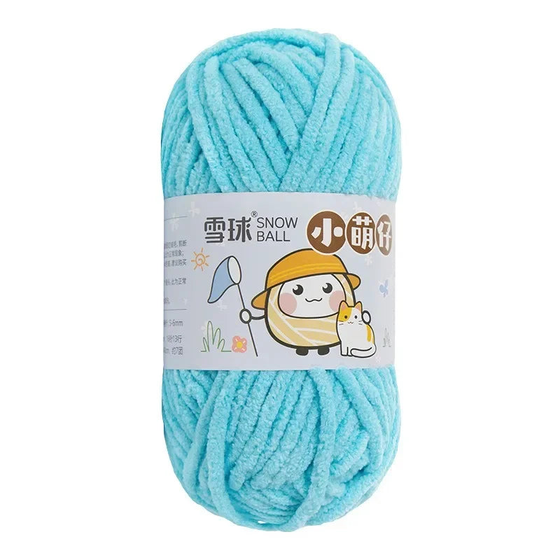 Weiches dickes Chenille Strickgarn 50g für DIY Schal Mütze Pullover