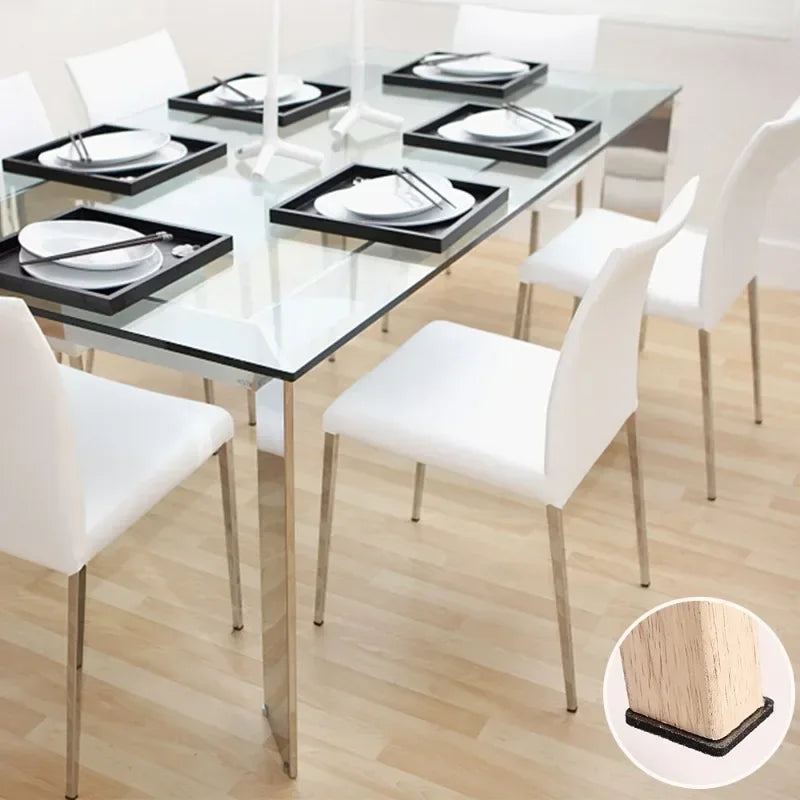Möbelpolster Bodenschutz selbstklebend 18/180 St. Rund Schwarz/Beige