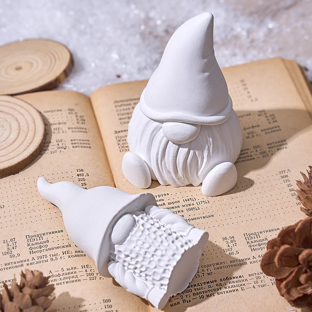 DIY Silikonform für 3D Weihnachtskerzen und Dekoration