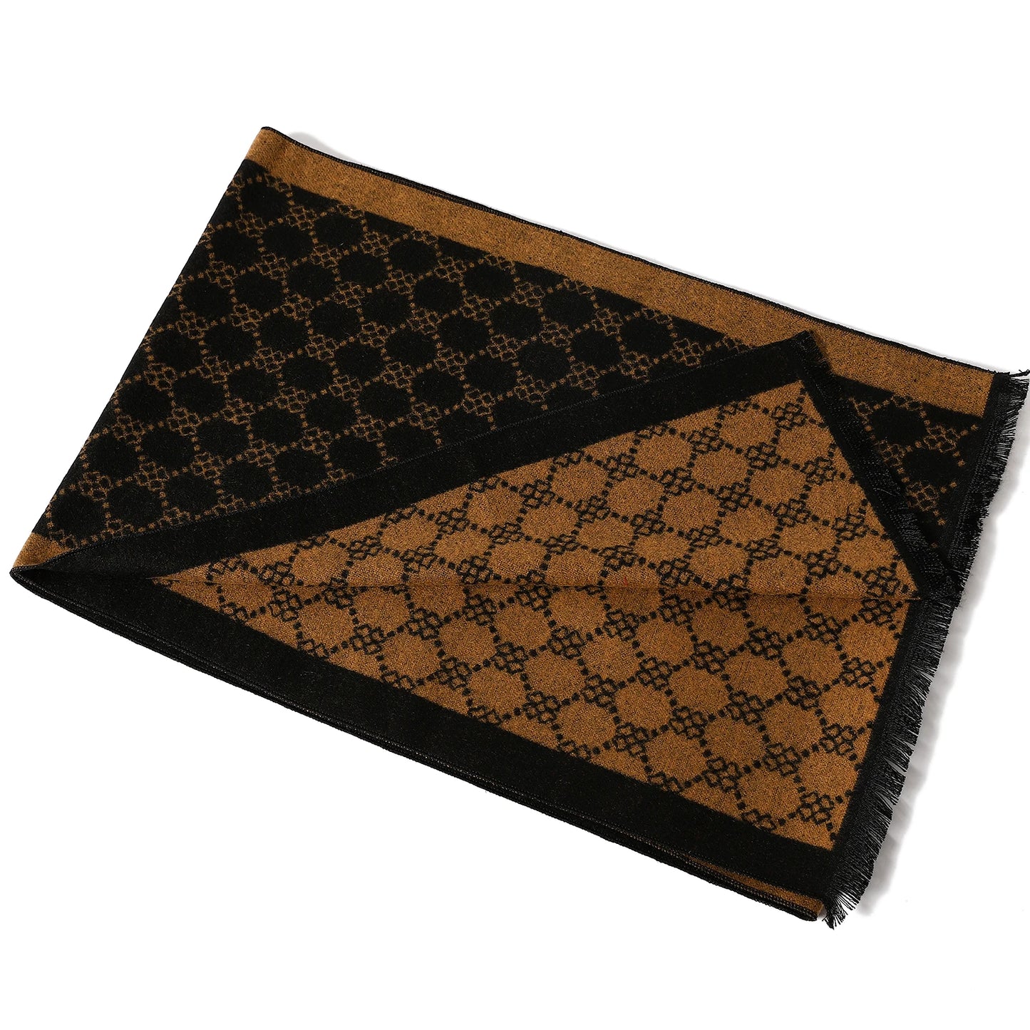 Eleganter karierter Damenschal aus Polyester für Business und Freizeit