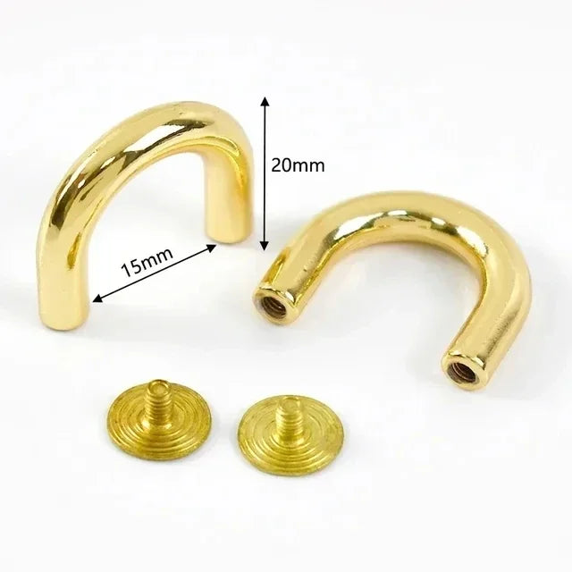 10-30 Stück Metallschnallen U-Ring 10-20mm für Taschen und DIY Projekte