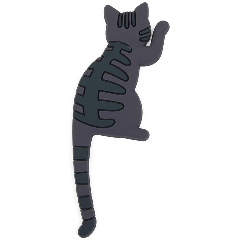 Kreativer Handtuchhalter mit magnetischem Katzenhaken für Küche und Büro