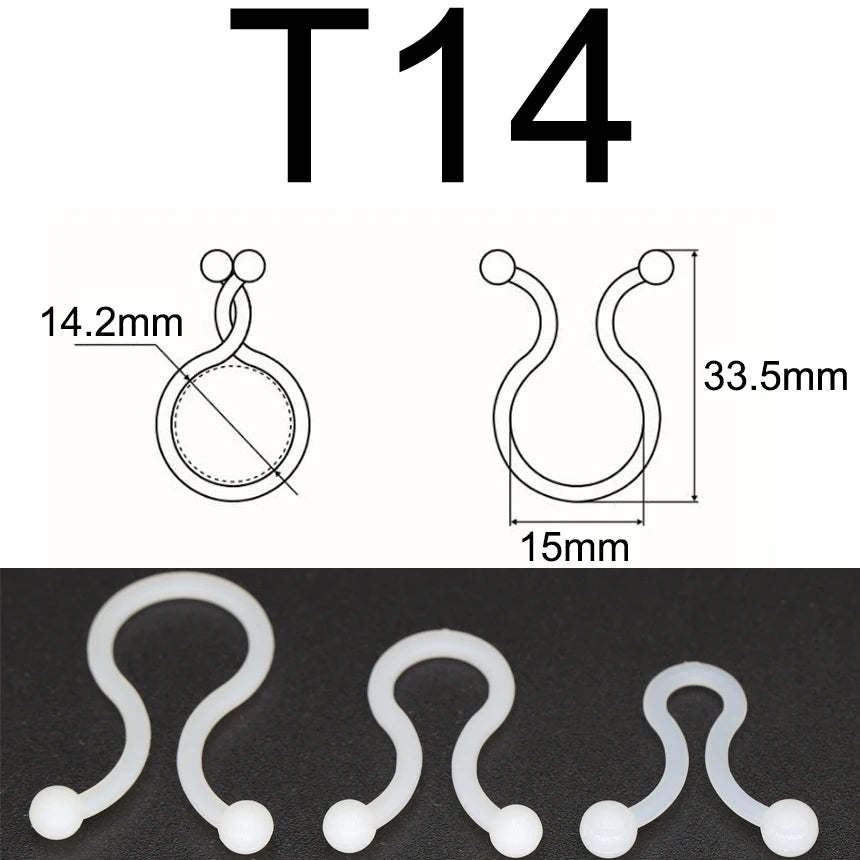 Praktische wiederverwendbare Kabelclips aus Kunststoff für Ordnung