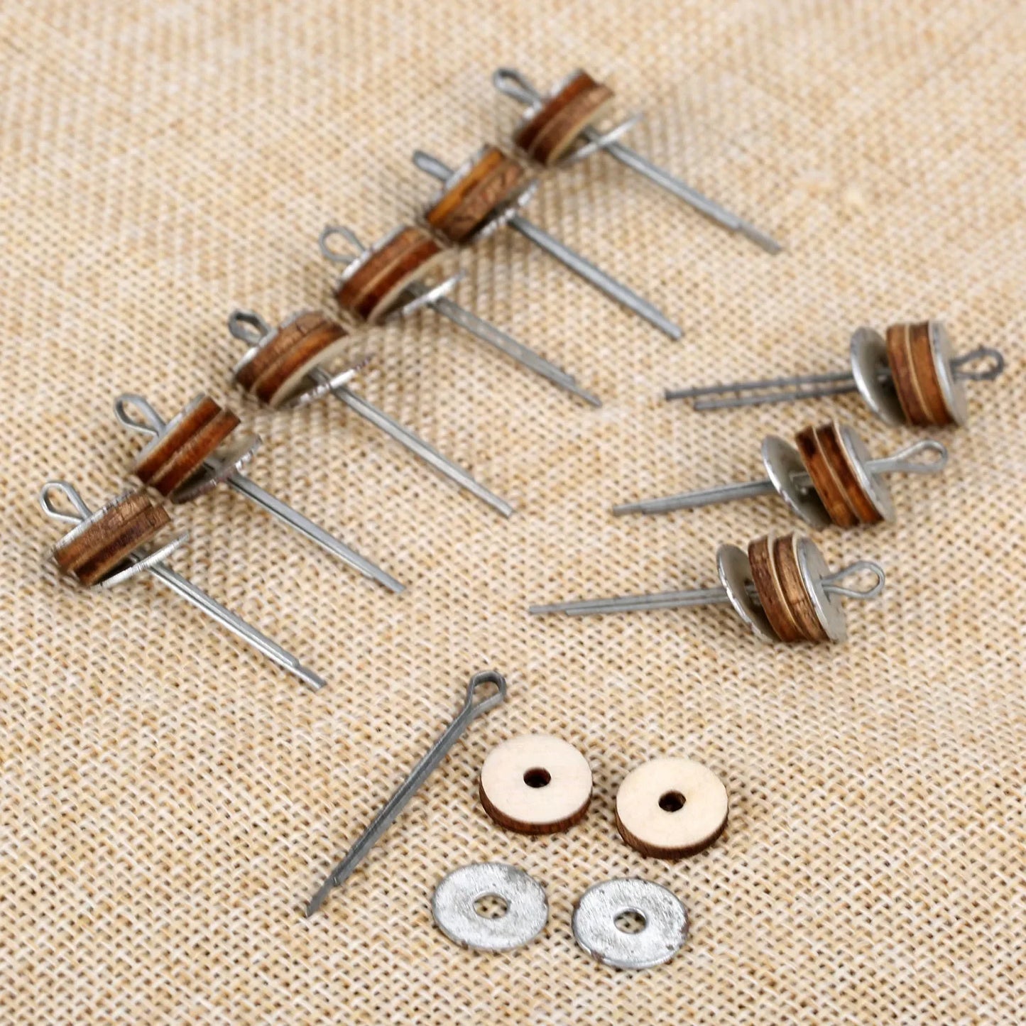 10er Set Bär Puppe Gelenke Zubehör für Amigurumi und DIY Puppen