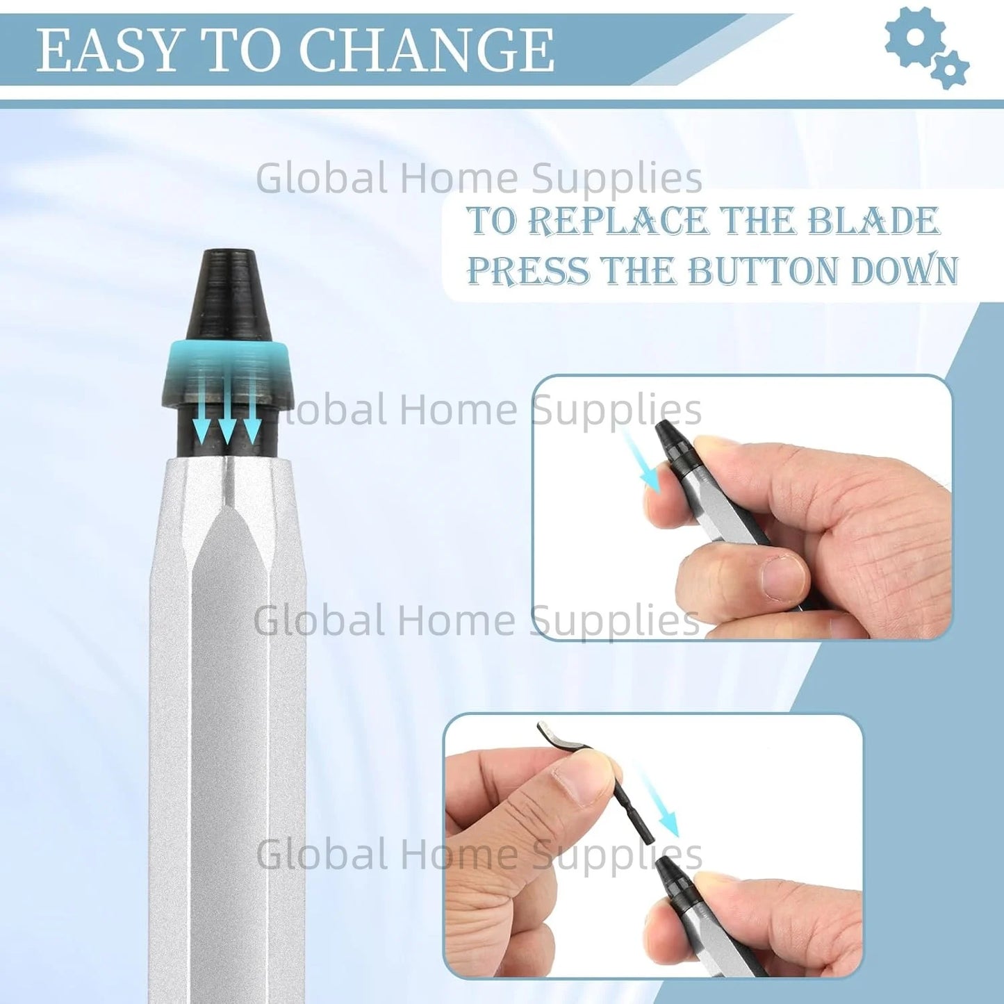 Entgratungswerkzeug mit 10 Schnellarbeitsstahl-Drehmessern für vielseitigen Einsatz