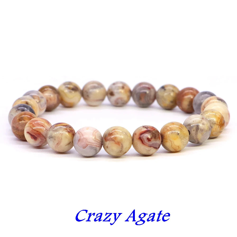 Natürliches Aquamarin Quarz Armband für Yoga und Meditation