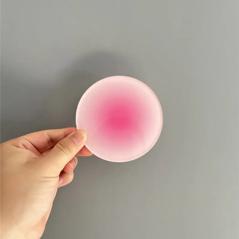 Gradient Candy Farbe Acryl Untersetzer für Café und Dekoration