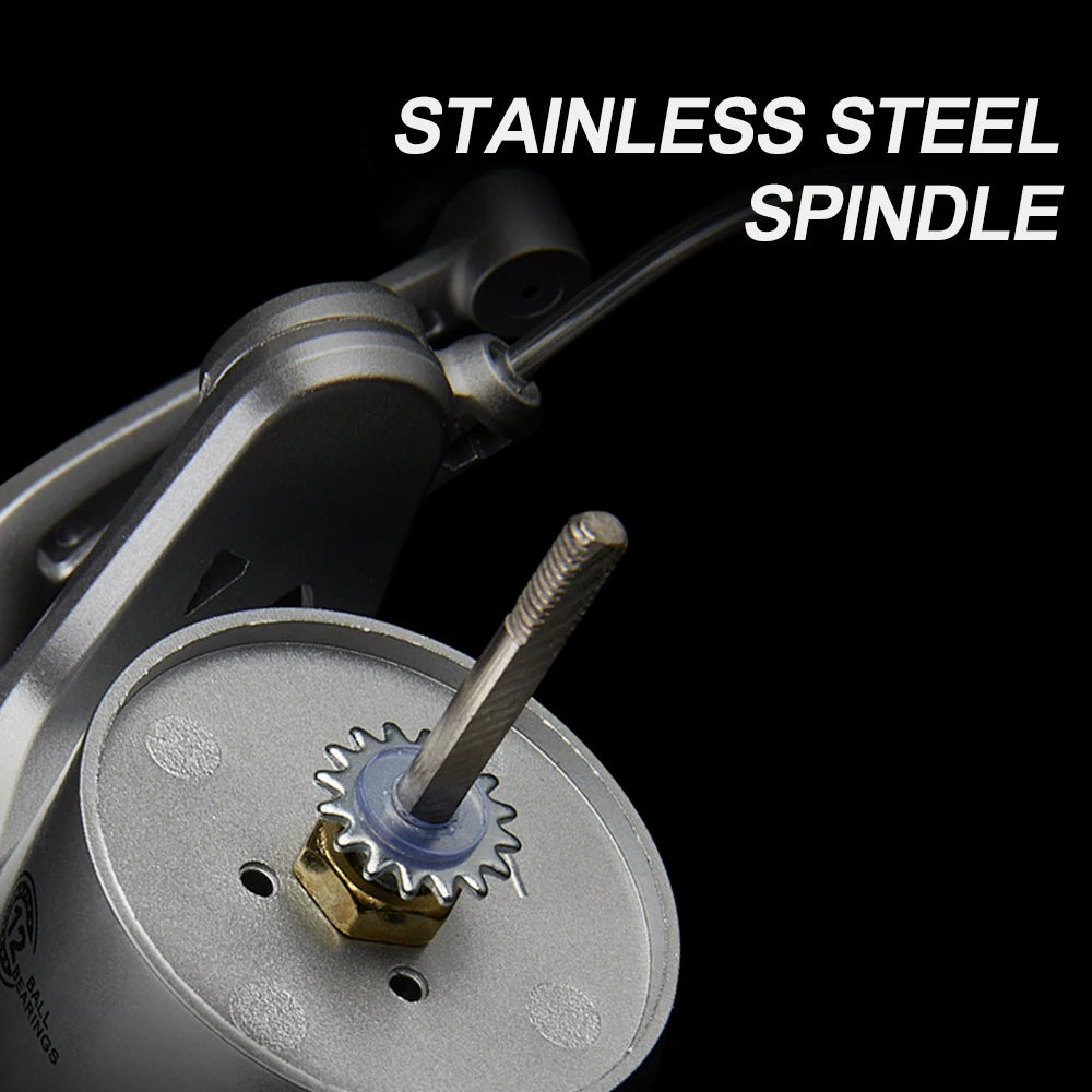 Spinnrolle Salzwasser Süßwasser Angelrolle 22 Pfund Zugkraft 5,2:1 Übersetzung