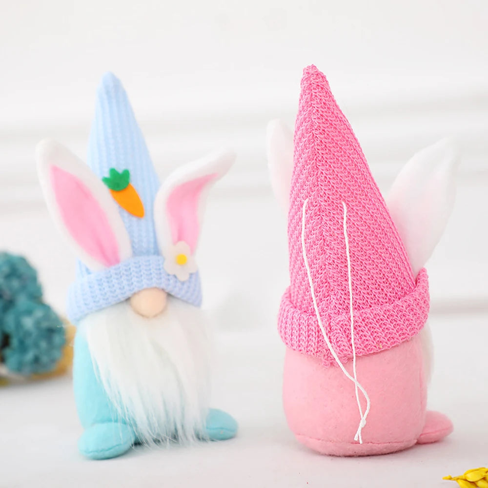Ostern Zwerg-Kaninchen Puppe Fröhliche Frühling Dekoration Hängend-Yabubest - Home & More