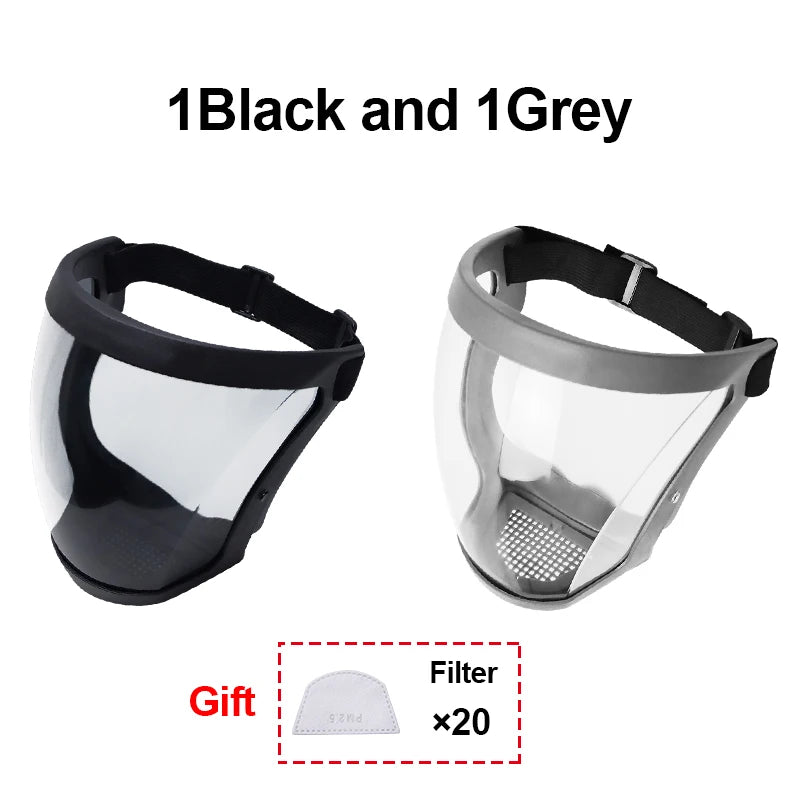 Transparenter Gesichtsschutz für Küche und Heimwerk Projekte