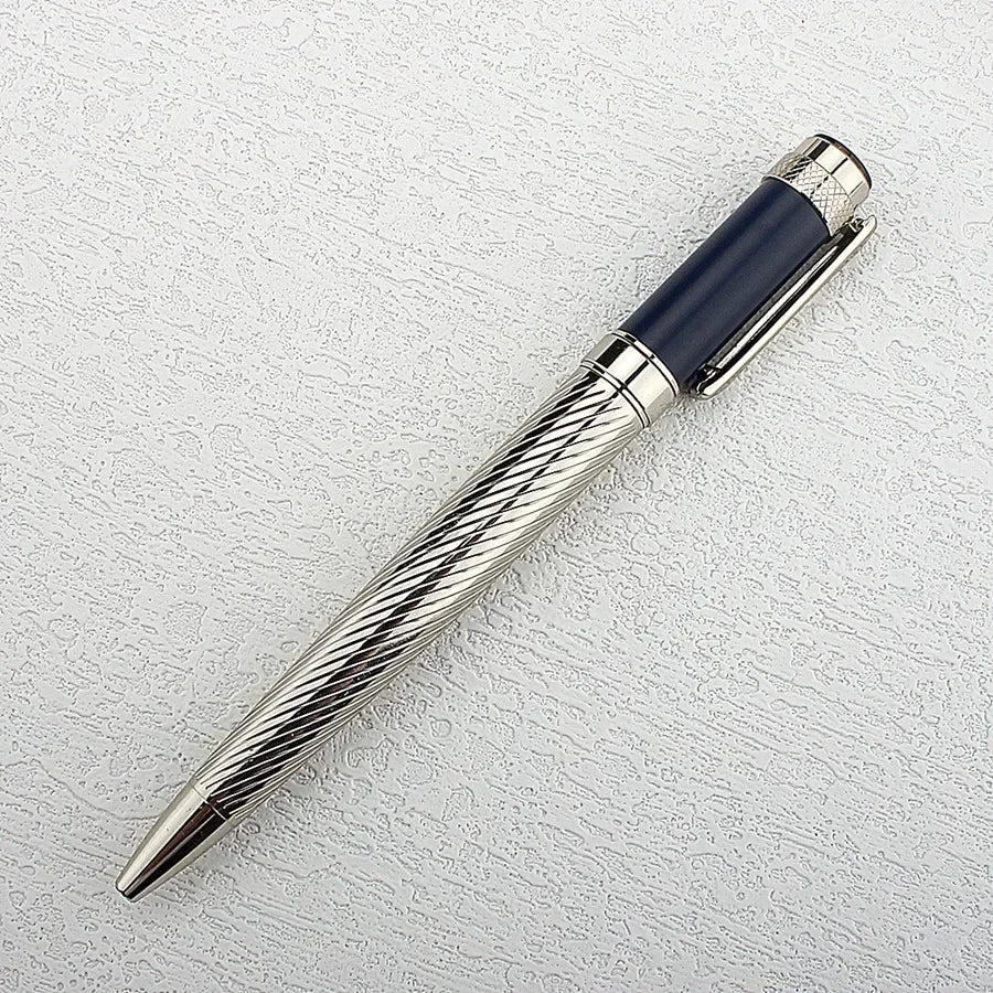 Einziehbarer Kugelschreiber Metall 07mm Schreibstift für Büro und Alltag