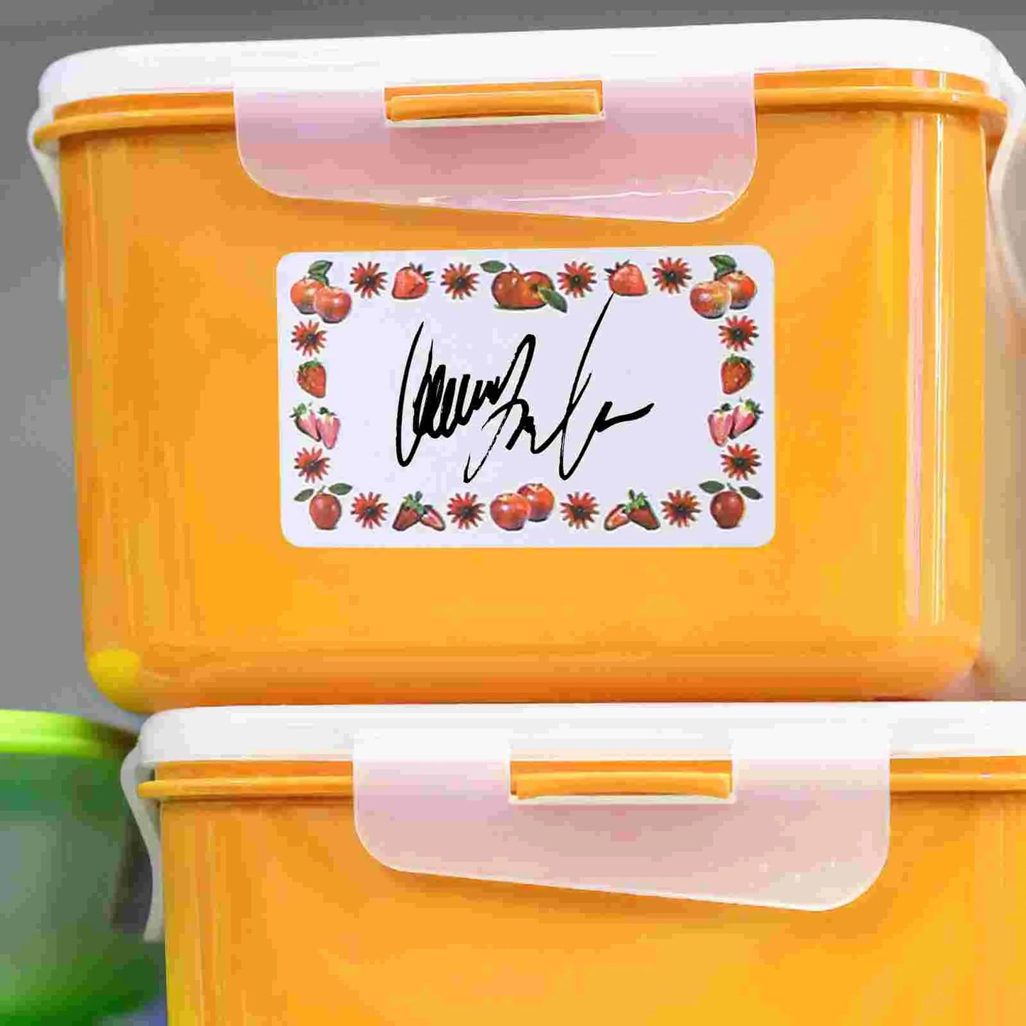 250 bunte Namensschild Etiketten für Flaschen Schule Kindergarten