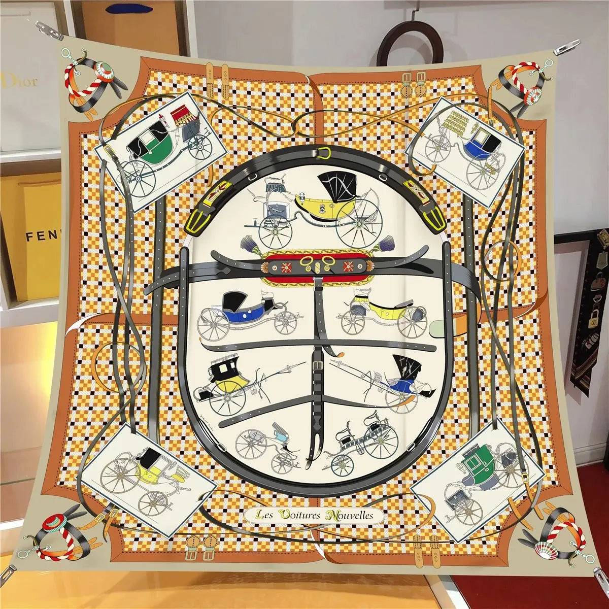 Stylisches bedrucktes Bandana Kopftuch Unisex vielseitig tragbar