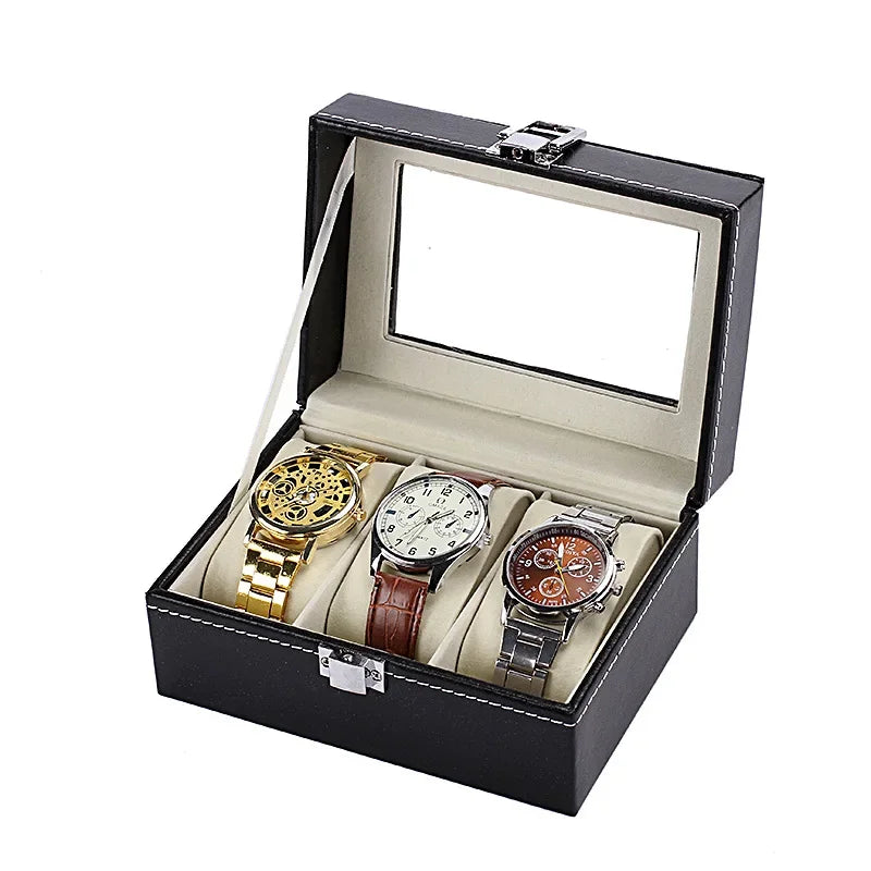 Uhrenbox Organizer Etui Aufbewahrungsbox passend für Uhren