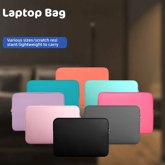 Tragbare Laptoptasche mit Reißverschluss für 11-15,6 Zoll Notebooks
