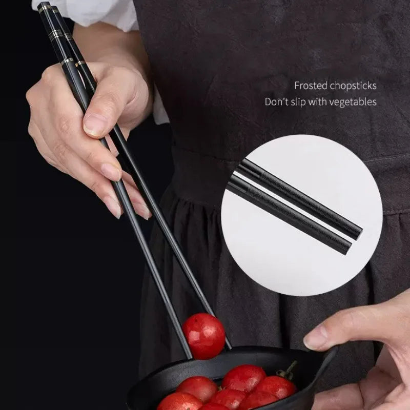 20 Stück wiederverwendbare rutschfeste Fiberglas Essstäbchen für Sushi