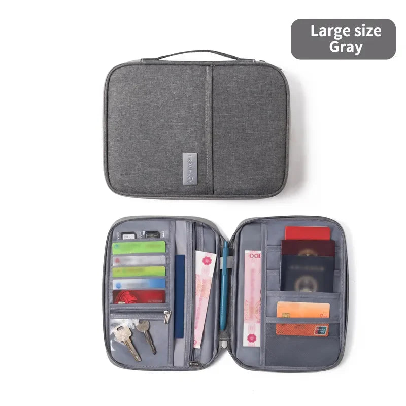 Tragbare wasserdichte Reise Tasche für Dokumente und Business Zubehör
