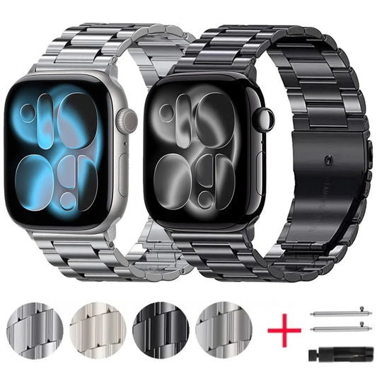 Edelstahl Metallarmband kompatibel mit Smartwatch 38-49 mm verschiedene Modelle