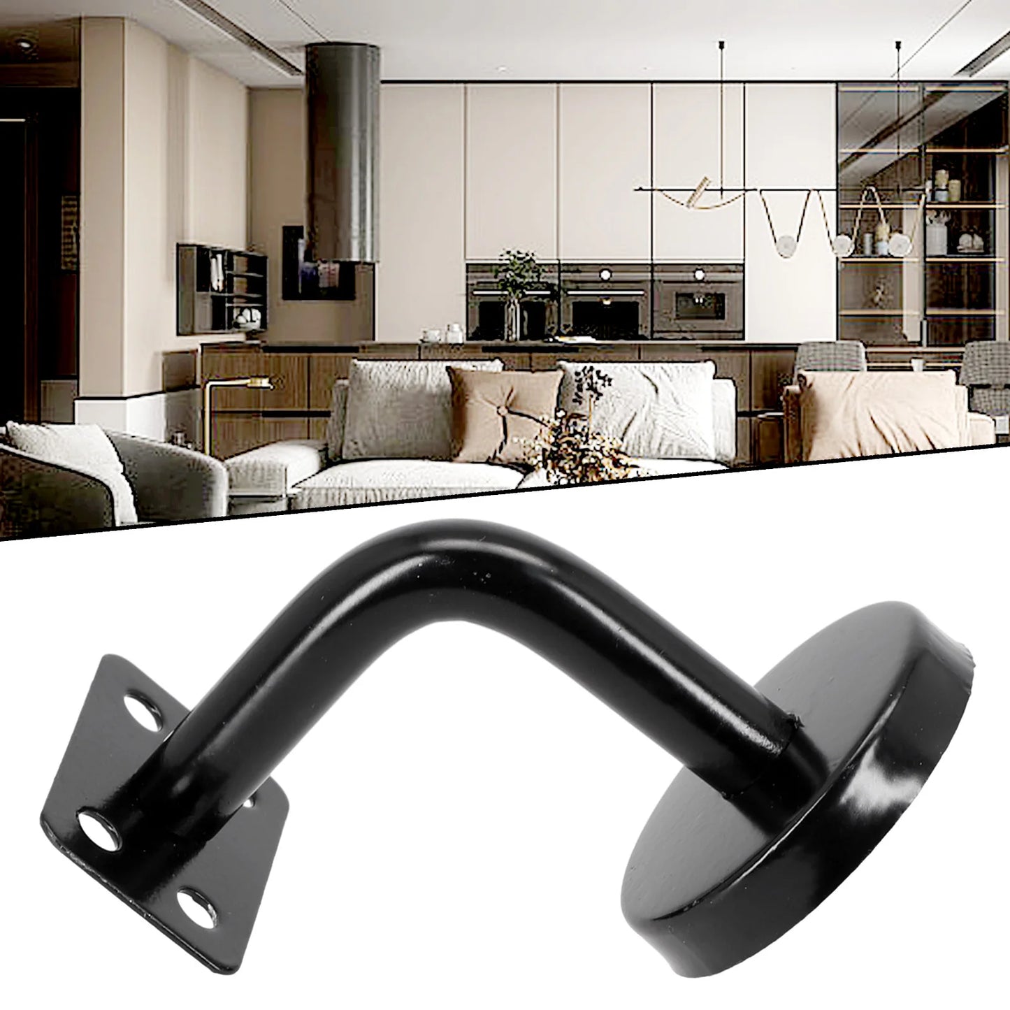 Starke Edelstahl Wandhalterung für Treppenhandlauf und Geländer