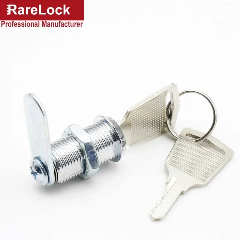 Möbel Nockenschloss 12mm Zinklegierung mit 2 Schlüsseln Schrank Schublade