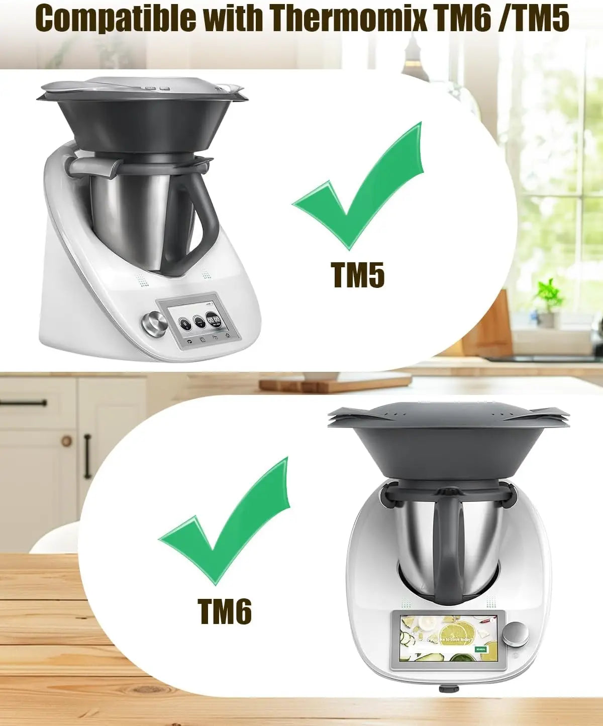 Messbecherdeckel mit 100 ml und 50 ml Waage für Thermomix Zubehör